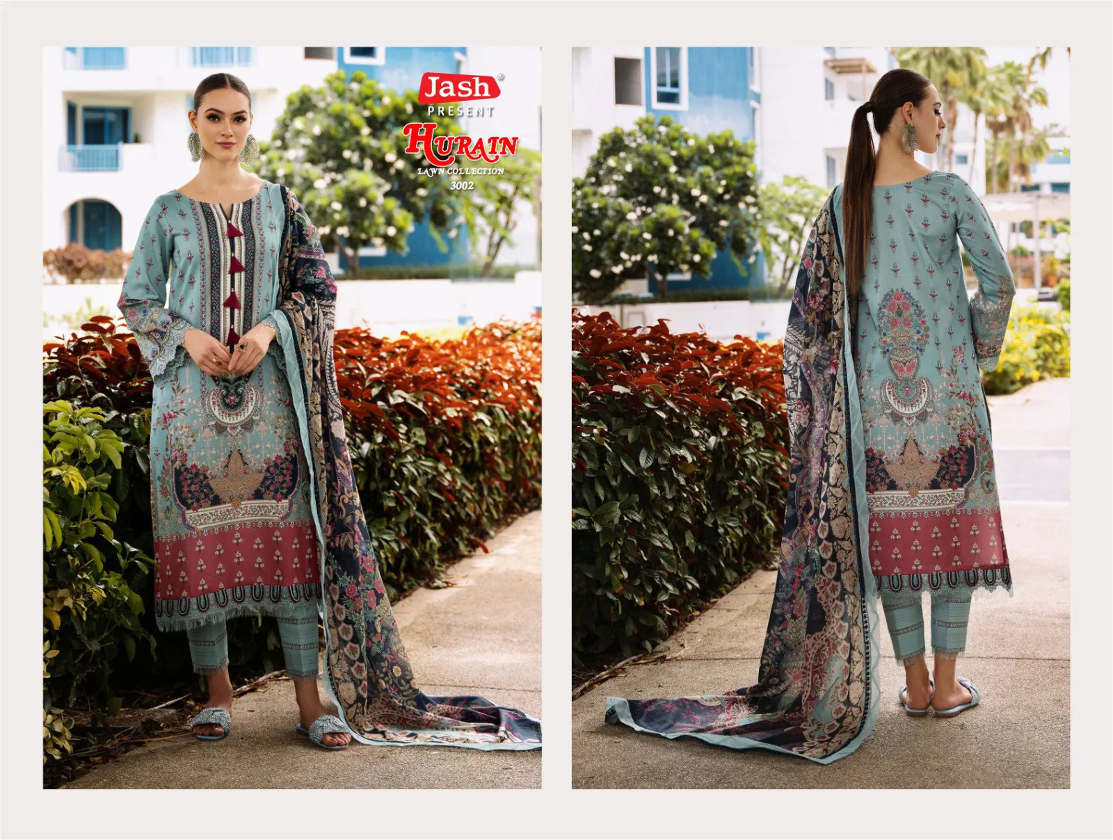 Jash Hurain Vol 3 Lawn Cotton Dress Material Collection